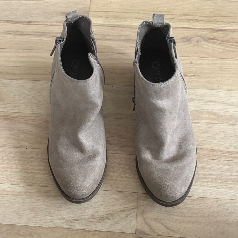Brown Suede Ankle Boots